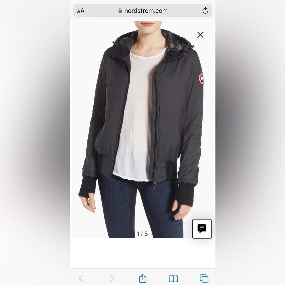 Black Canada Goose Dore Down Hoody - brand new with tags!